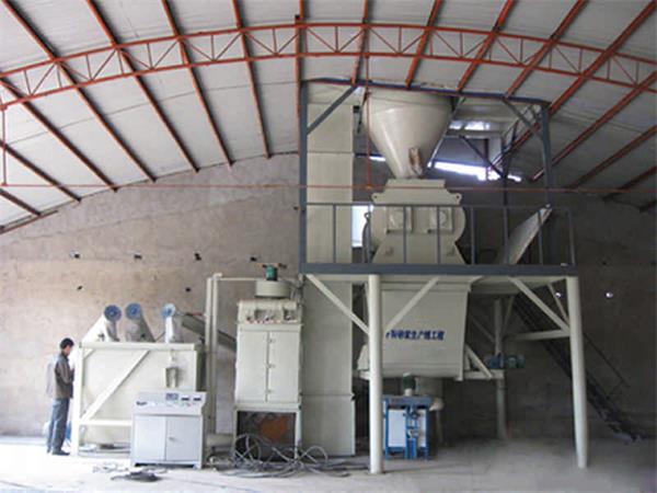 智能控制砂漿生產線